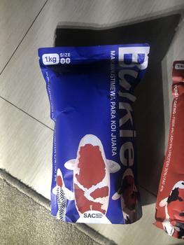 Product Review of Pakan Pelet Makanan Ikan Koi Apung 1 Kg Bulkie Hi Growth from Tokopedia customer review 0