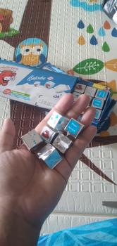 Product Review of Keju Belcube Cheese Spread 125 gr - Belcube Keju Bayi MPASI 24 kotak from Tokopedia customer review 1