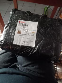 Product Review of Gorden  Curtain jendela Pintu minimalis smokering Gold polos embos coklat tua murah Tali Merah from Tokopedia customer review 0