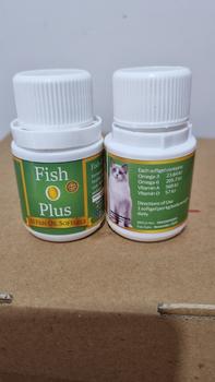 Product Review of FISH O PLUS 50 Minyak Ikan Omega Plus Vitamin Bulu Untuk Anjing Kucing from Tokopedia customer review 0