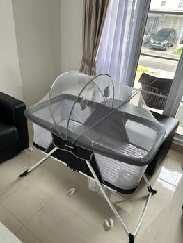 Product Review of Box Tempat Tidur Ranjang Bayi Babydoes Box CH 16421 Travee Cribs newborn furniture from Tokopedia customer review 0