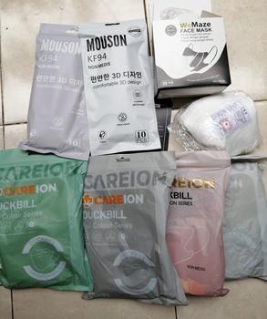 Product Review of Masker KF94 MOUSON 4PLY 10PCS Putih White Korea EVO 4 Ply MEDIS from Tokopedia customer review 0