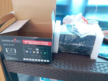 Product Review of TV MOBIL HEAD UNIT SKELETON SKT-8197 7" BODY PENDEK FULL GLASS from Tokopedia customer review 0