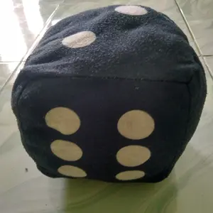 boneka dadu hitam / bantal dadu/bantal boneka dadu ular tangga raksasa Anak Games Permainan Mainan