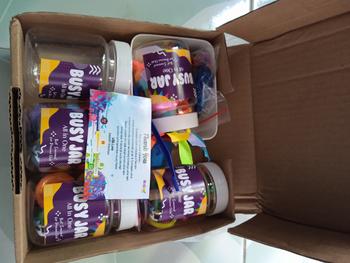Product Review of Mainan Montessori Edukasi Anak Bayi Sensory Play Busy Jar Mulai 9 Bula from Tokopedia customer review 1