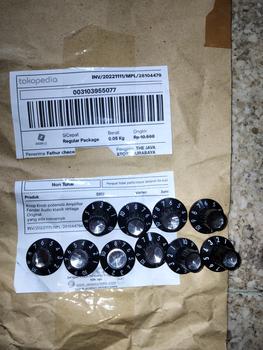 Product Review of Tutup potensio Knop Knob kenob kenop knops potensiometer Amplifier ampli gitar Fender Audio klasik vintage Original from Tokopedia customer review 0