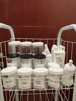 Product Review of TEMPAT LAUNDRY AESTHETIC/WHITE SERIES/TEMPAT DETERJEN/BOTOL REFIL from Tokopedia customer review 0