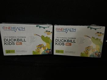 Product Review of Masker Duckbill Kids OneHealth isi 25 Pcs from Tokopedia customer review 0