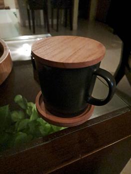 Product Review of SALE !!! wood coaster Rustic / tatakan gelas kayu diameter 10cm from Tokopedia customer review 0