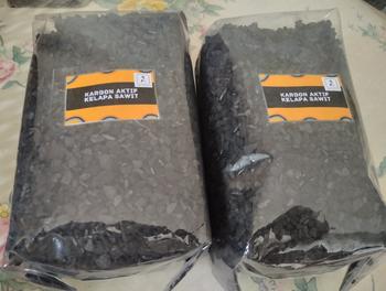 Product Review of Karbon Aktif 1kg / Activated Carbon / Media Filter Air / Karbon Aktif Aquarium / Penjernih Air / Media Filter Aquarium / Water Filter from Tokopedia customer review 0