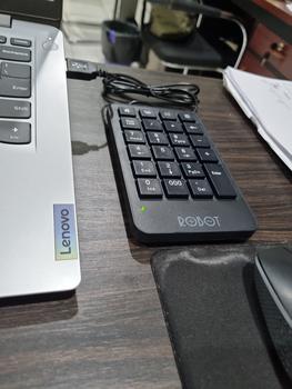 Product Review of Robot Keyboard Numerik Numpad USB RK01 Black from Tokopedia customer review 0