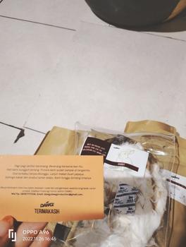 Product Review of Chicken Wings Whole Sayap ayam dog snack air dried jerky snack anjing from Tokopedia customer review 0