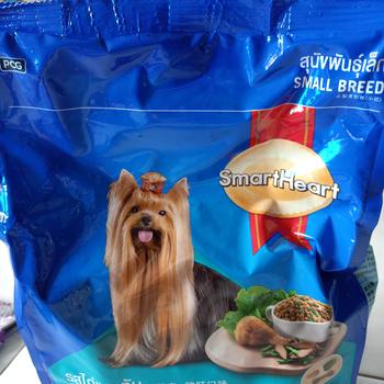 Product Review of SmartHeart Makanan Anjing Kering Dry Dog Food Small Breed Chicken & Liver Flavor 1.3 Kg from Tokopedia customer review 0