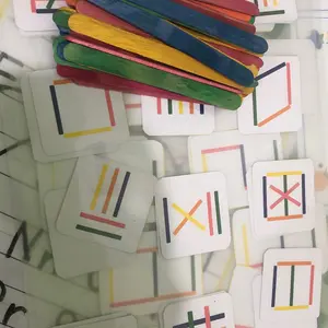 Mainan Edukasi Anak Stik Kayu Ice Cream Montessory Toys Puzzle PAUD TK  Balita 2 3 4 5 6 Tahun