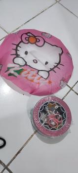 Product Review of COD Set Benang Alat Jahit Kotak Besi Bulat dilengkapi Dengan 12 Warna  Pilihan Set Jarum Gunting Perlengkapan from Tokopedia customer review 1