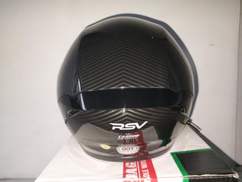 Product Review of HELM Half Face RSV NEW WINDTAIL CARBON GLOSSY  Motorcycle from Tokopedia customer review 1