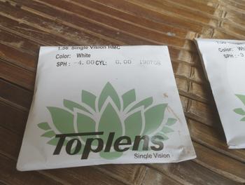 Product Review of lensa kacamata minus - lensa minus - slinder - minus 0,25 s/d - 800 from Tokopedia customer review 1