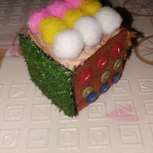 Sensory Cube Mainan Edukasi Anak Bayi 6 7 9 12 bulan Kubus Kayu Sensori Tekstur