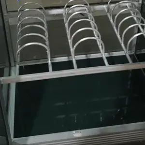 Lemari Piring Premium TC ALUMINIUM 110x40x190 110x50x190 110x60x190 120x50x190 Tebal Anti Rayap Rak Kaca 5 Mm Sangat Awet Kokoh