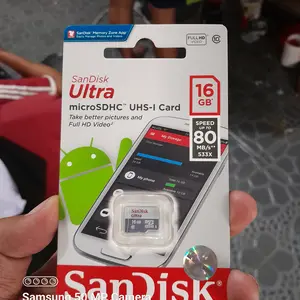 SANDISK microSDHC / microSDXC Ultra Card 16GB / 32GB / 64GB / 128GB / 256GB / 512GB UHS-I Class 10 - No Adapter