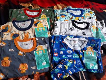 Product Review of Promo LIBBY 3 Pasang Setelan Pendek NB, 3-6,S,M,L, 2L,XL, XXL Original from Tokopedia customer review 0