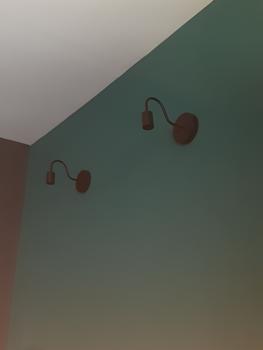 Product Review of Fitting Lampu Tempel Retro - Kap Dinding Gantung Minimalis Industrial from Tokopedia customer review 0