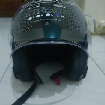 Product Review of HELM Half Face RSV SV300 BLACK DOFF Motorcycle from Tokopedia customer review 0