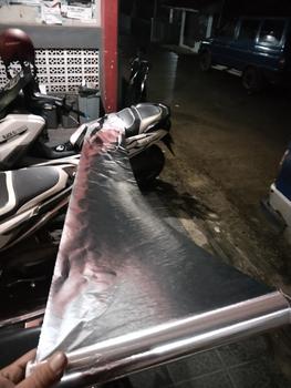 Product Review of ALUMUNIUM FOIL ROLL / ALUMUNIUM FOIL WRAP 30CM X 25METER / READY STOCK from Tokopedia customer review 1