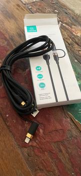 Product Review of USAMS U62 Kabel Data USB-Type C to Type C + Lightning PD Fast Charging from Tokopedia customer review 1