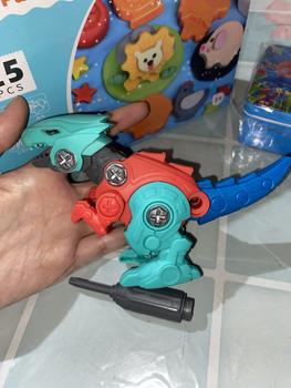 Product Review of TAIYO Mainan Anak DIY Dino Dinosaurus Rakit Edukasi Obeng Puzzle Dinosaur from Tokopedia customer review 0