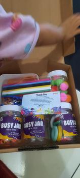 Product Review of Mainan Montessori Edukasi Anak Bayi Sensory Play Busy Jar Mulai 9 Bula from Tokopedia customer review 1