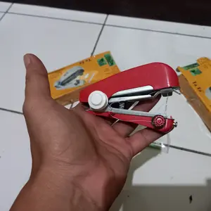 Mesin Jahit Tangan Mini Stapless Sewing Machine Portable Baju celana A