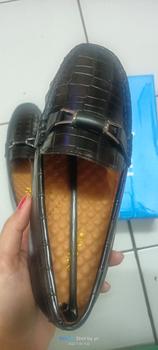 Product Review of Mini Gentleman - Croc Hazel - Oriyuu Kids - Sepatu Pantofel Anak Laki Formal Pesta Slip On Kulit from Tokopedia customer review 2