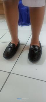 Product Review of Mini Gentleman - Croc Hazel - Oriyuu Kids - Sepatu Pantofel Anak Laki Formal Pesta Slip On Kulit from Tokopedia customer review 0