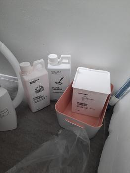 Product Review of TEMPAT LAUNDRY AESTHETIC/WHITE SERIES/TEMPAT DETERJEN/BOTOL REFIL from Tokopedia customer review 0
