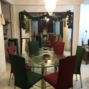 Cover Kursi Makan Sarung Kursi Makan Elastis Stretch Ukuran Lebih Besar  Kwalitas Terbaik Kain