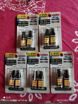 Product Review of Lampu Mundur Led T15 Lampu Senja Led T10 45 SMD Sepasang 2 Pcs R044 from Tokopedia customer review 0