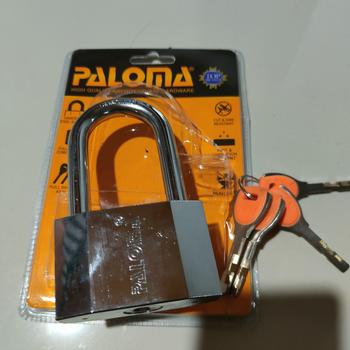 Product Review of PALOMA PLP 508 GEMBOK PAGAR PANJANG PADLOCK LONG P-500 70MM CHROME from Tokopedia customer review 0