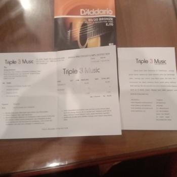 Product Review of D'Addario EJ10 10-47 senar gitar akustik ORIGINAL from Tokopedia customer review 0