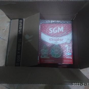 Product Review of SGM Eksplor 1 Plus Vanila Susu Box 900g 900 g from Tokopedia customer review 1