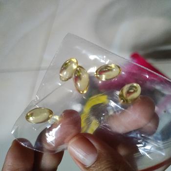 Product Review of MINYAK IKAN FISH OIL VITAMIN OMEGA BULU KUCING ANJING HAMSTER 1 BUTIR from Tokopedia customer review 0