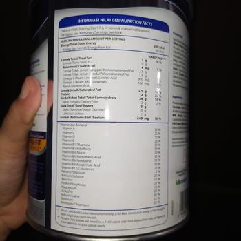 Product Review of ENTRASOL PLATINUM VANILLA 800 G from Tokopedia customer review 0