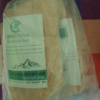 Product Review of (Asli)Garam Himalaya Ibnu Sina 1 kg Original Himalayan Pink Salt Pure Super Fine Natural Organic Premium Himalayan Salt 1kg from Tokopedia customer review 0