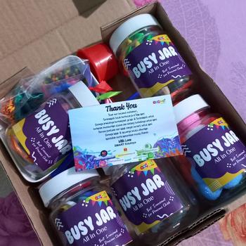 Product Review of Mainan Montessori Edukasi Anak Bayi Sensory Play Busy Jar Mulai 9 Bula from Tokopedia customer review 0
