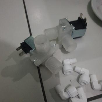 Product Review of Selenoid Valve Plastik Drat 1/2" x 1/2" Drat AC 220-240 Volt Air from Tokopedia customer review 0