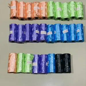 isi 15 per roll poop bag organik kantong sampah taik anjing kucing pet