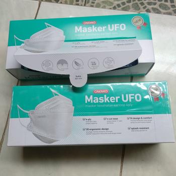 Product Review of Masker Onemed KF94 / Masker Onemed UFO isi 20 from Tokopedia customer review 0