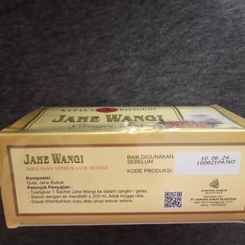Product Review of JAHE WANGI KEPALA JENGGOT DJENGGOT Sachet - 200 gram from Tokopedia customer review 0