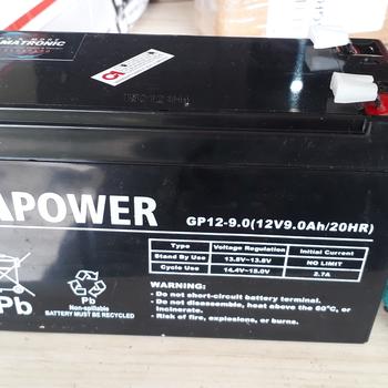 Product Review of Aki UPS Gpower 12V 9AH Baterai UPS Battery Aki Kering Batere UPS VRLA from Tokopedia customer review 0
