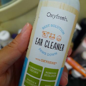 Product Review of Oxyfresh Pet Ear Cleaner 100ml - Pembersih Telinga Hewan from Tokopedia customer review 0